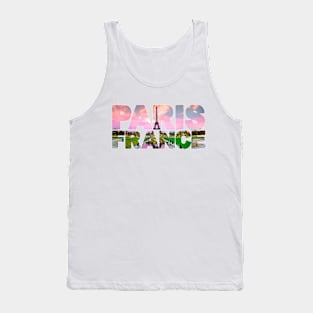 PARIS France - Sunset Glow over Trocadéro Gardens Tank Top